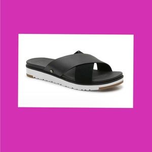 NEW UGG BLACK WOMENS SANDALS SIZE:10